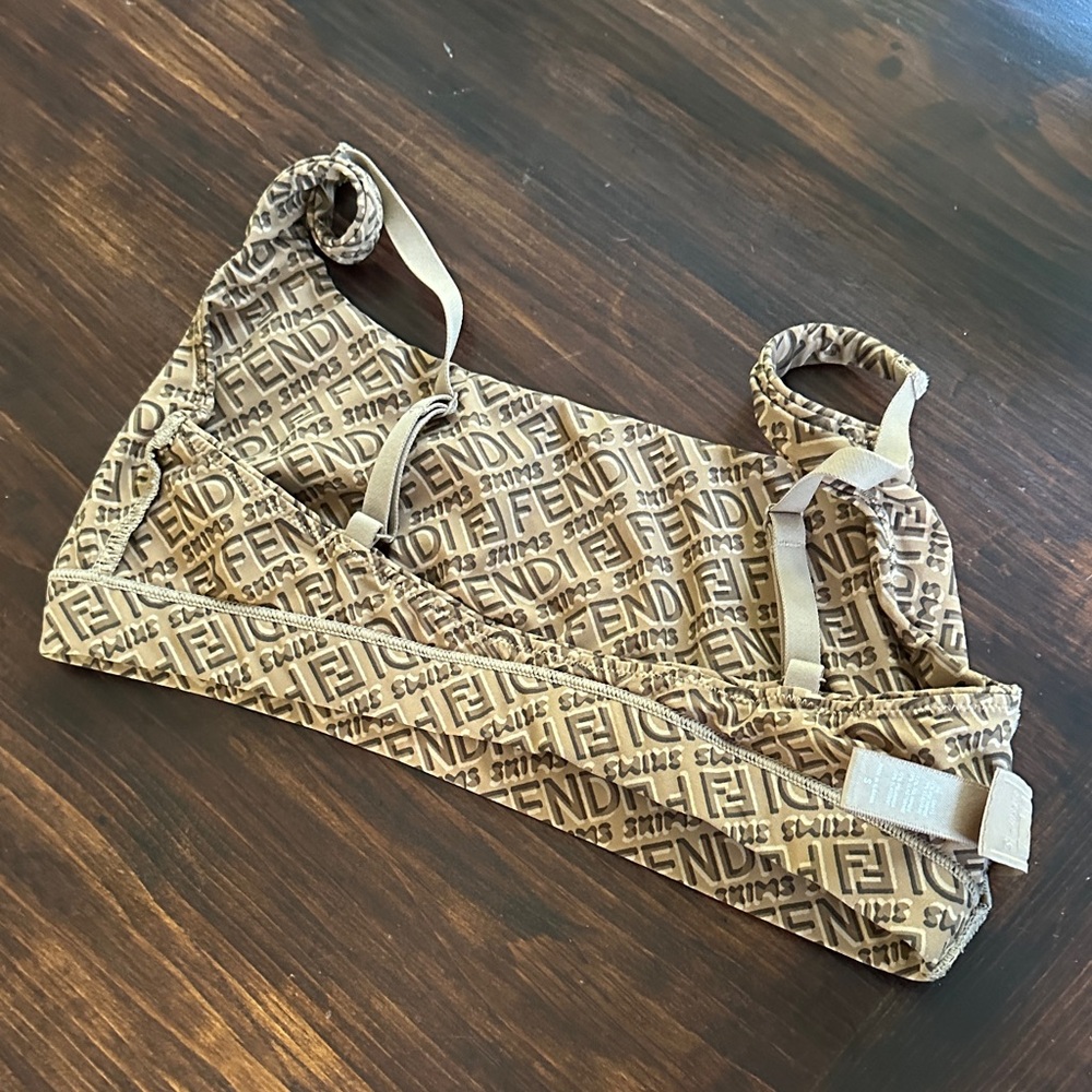 Fendi Skims Brown Bralette - Picture 4 of 7